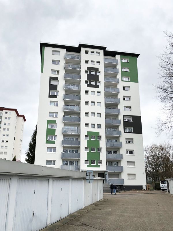 Modernisierung Hochhaus in Rastatt